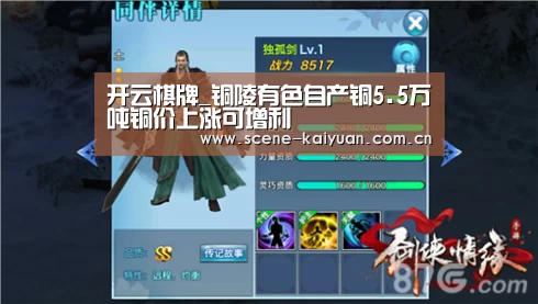 开云棋牌_铜陵有色自产铜5.5万吨铜价上涨可增利(图3) 开元